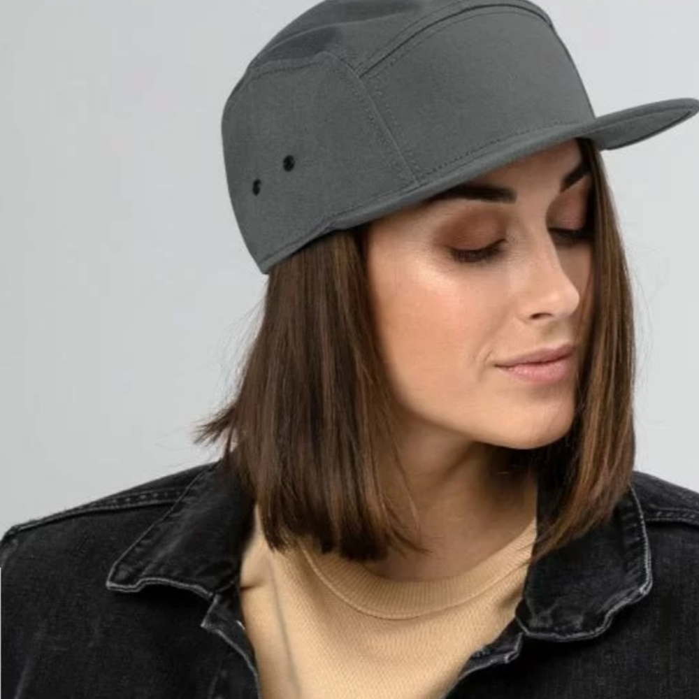 Unisex 5 Panel Camper | Otto Cap | Gray Snapback